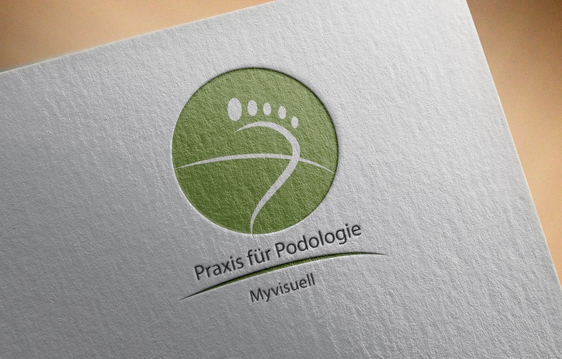 Podologie Feet Logo Design Spa Logo Design, Wellness Logo, Canva / Illustrator / EPS image 5