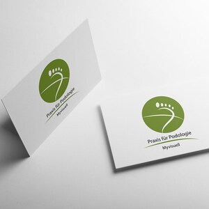 Podologie Feet Logo Design Spa Logo Design, Wellness Logo, Canva / Illustrator / EPS image 4