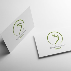 Podologie Feet Logo Design Spa Logo Design, Wellness Logo, Canva / Illustrator / EPS image 3