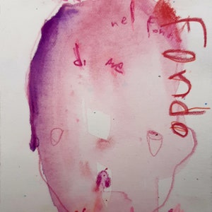 Happy Face, esemplare unico su carta.