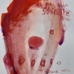Happy Face, esemplare unico su carta.