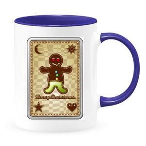 Gingerbread Man 11oz 2-Tone Coffee Mug - Premium Quality X’mas Gift Idea