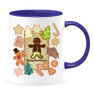 Gingerbread Cookies Galore 15oz 2-Tone Mug - Premium Quality X’mas Gift Idea