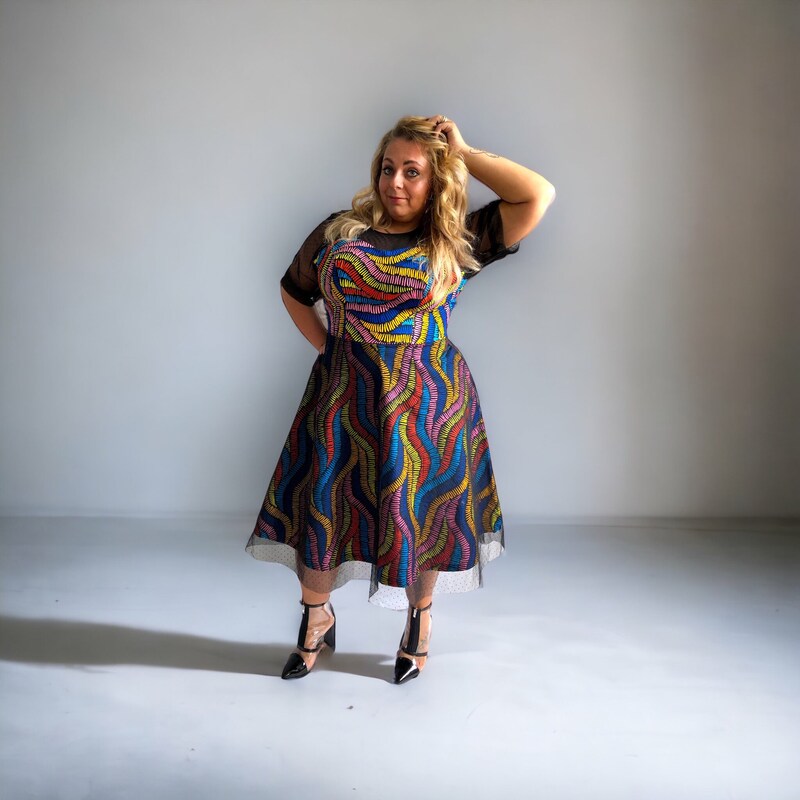 plus size ankara gown