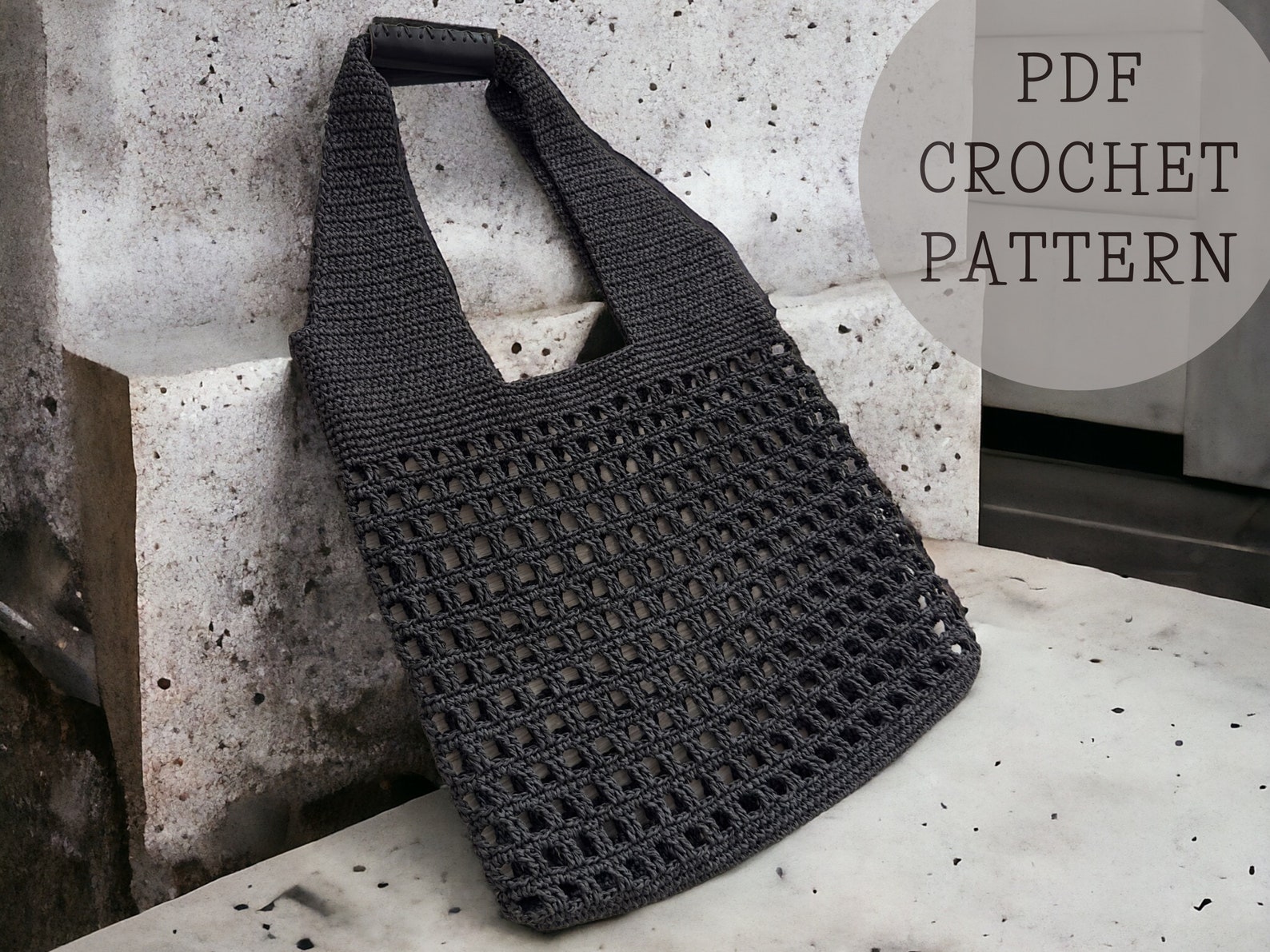 Mesh crochet bag