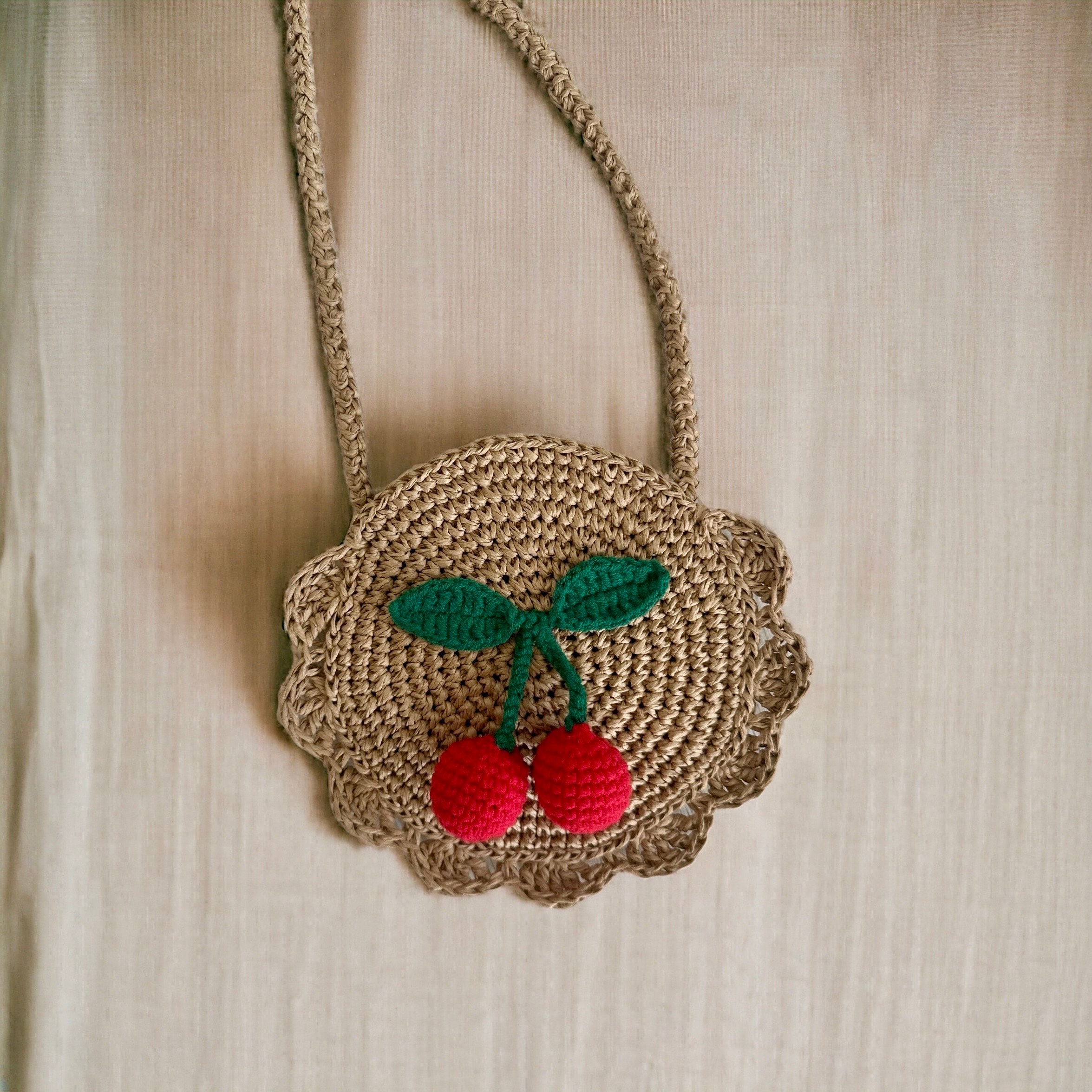 Crochet Cherry Toddler Bag Pattern - Etsy