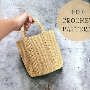 Crochet Basic Straw Bag Pattern