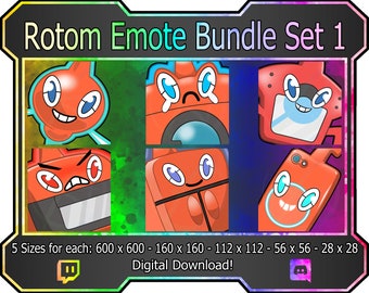 Pack d'émoticônes Rotom 1 ! Twitch | Discorde