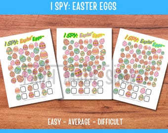 I SPY: paaseieren, werkbladen paaseieren zoeken, opstandingswerkbladen, paasactiviteitenbladen, zondagsschoolactiviteit, Jezus leeft