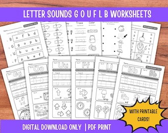 Letterklanken van groep 3 GOUFLB-werkbladen: klankactiviteiten voor vroeg lezen (pdf)
