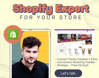 Shopify Store Design & Edits | Expert Help | Boost Your Sales