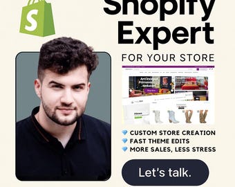 Shopify Store Creation & Optimization | Theme Edits, Speed, SEO, Conversion Fixes