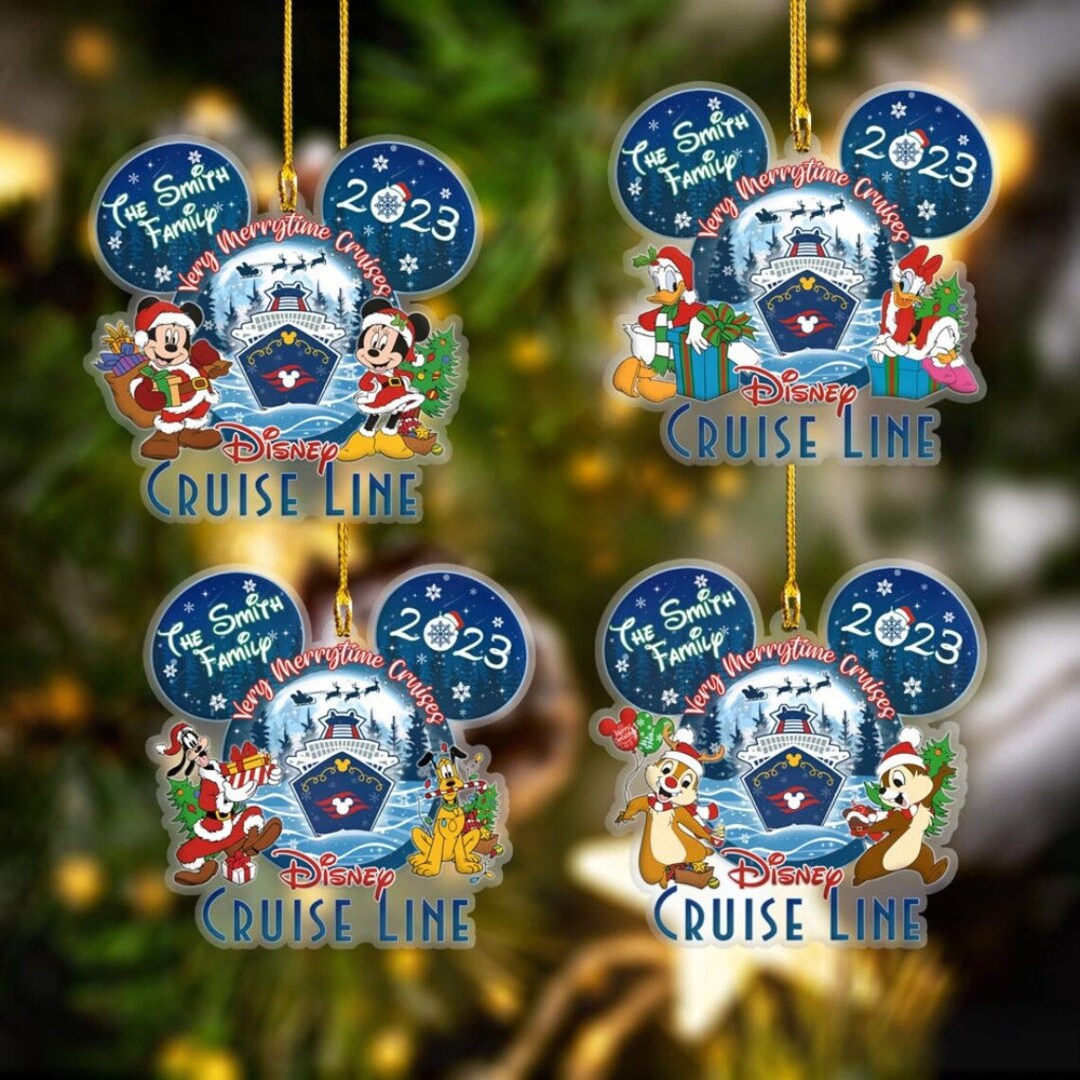 Personalized DCL Ornament Disney Very Merrytime Cruises Etsy