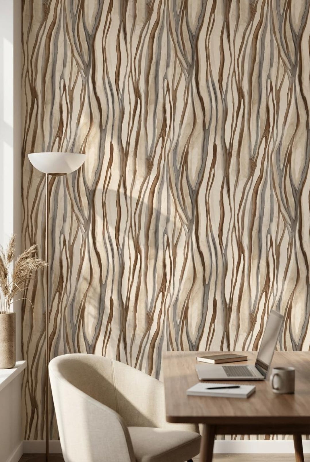 Abstract Wallpaper Peel and Stick Minimalist Mural Modern Wall Decor - Etsy