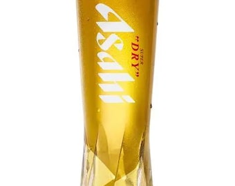 Personalized ASAHI Pint Glass: Engraved Beer Gift