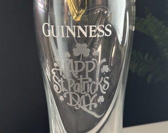 Personalised Engraved Guinness Pint Glass