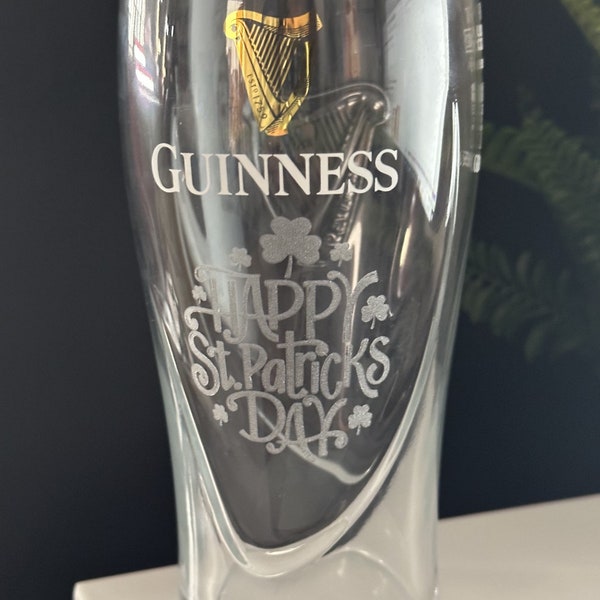 Personalised Engraved Guinness Pint Glass