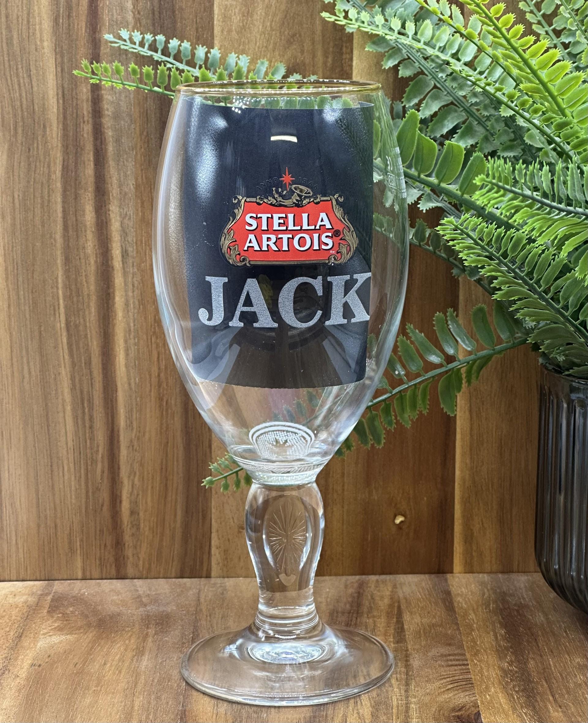GarageBar | Stella Artois Glasses | Stemmed Chalice Beer Glass | Official Merchandise | Comes