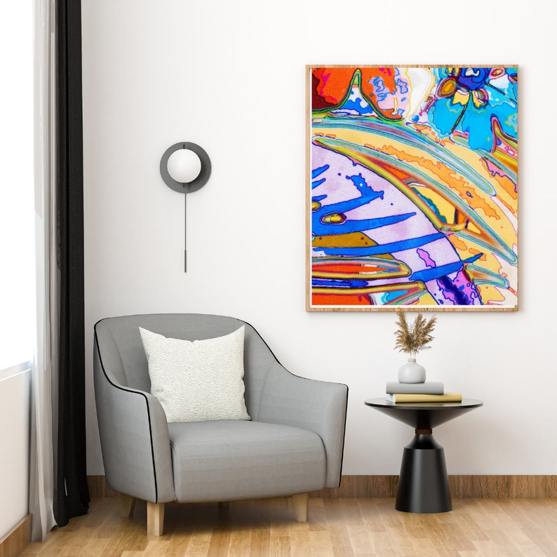 Fabric Texture Wall Art Frame, Living Room Decor, Painting Wall Art