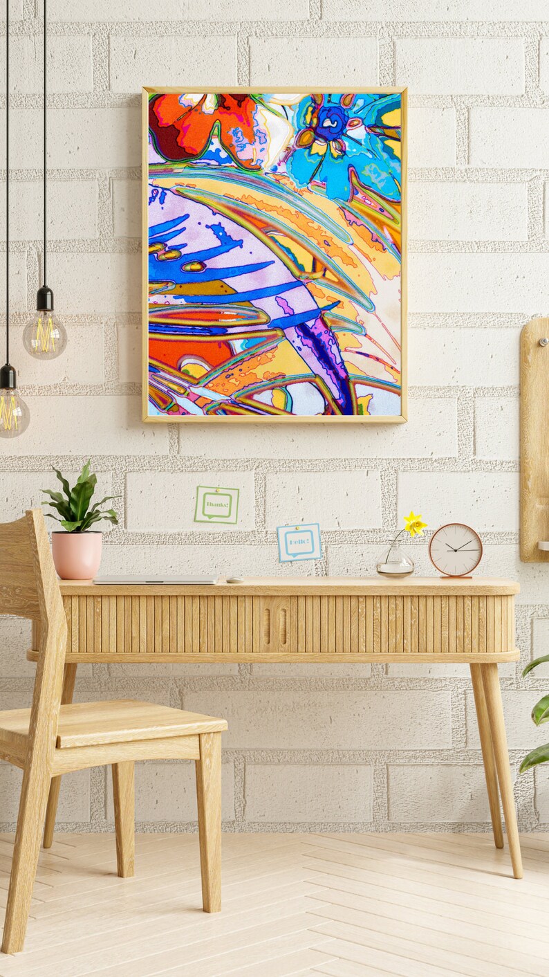 Fabric Texture Wall Art Frame, Living Room Decor, Painting Wall Art