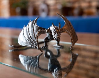 metal dragon figurine
