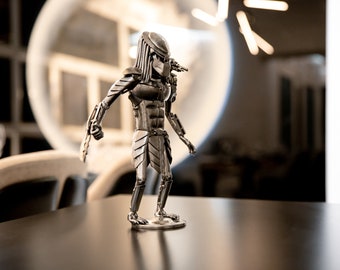 metal statuette Predator