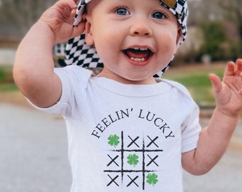 Saint Patricks Day Shirt For Toddler St Patricks Day Kid Lucky Toddler Tshirt Four Leaf Clover Green Shamrock Tshirt For Family Tee Cute T