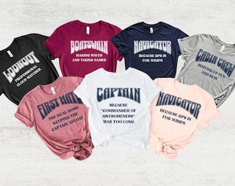 Funny Sailing Group Shirt Matching Cruise Tee Vacation Family Sailing Trip Apparel Sailing Family Cruise T-shirt Custom Crew Friend Boat