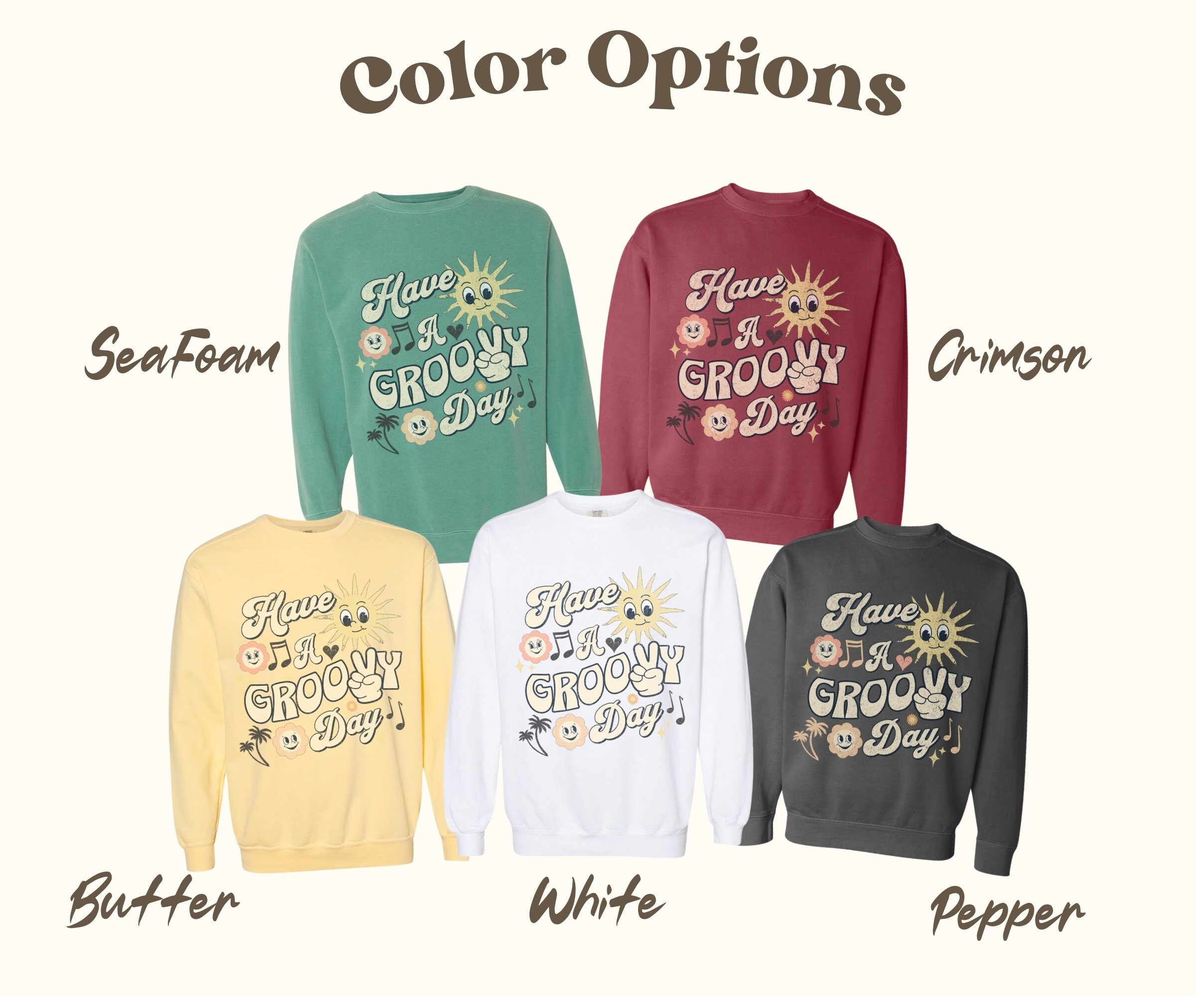 Colorful Hippie Men's Sweatshirt