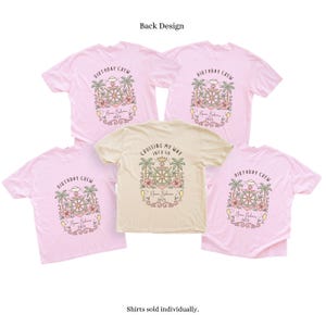 Personalized 50th Birthday Cruise Shirt Group Matching Cruise Crew Shirt Custom 50th Birthday Shirts for Trip Gift Tee image 2