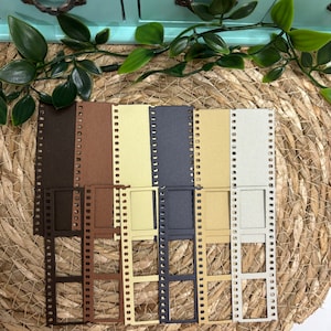 Set fustellati di pellicola / 12 pezzi / Junk Journal Craft / Forniture per cartoline / Scrapbooking Ephemera