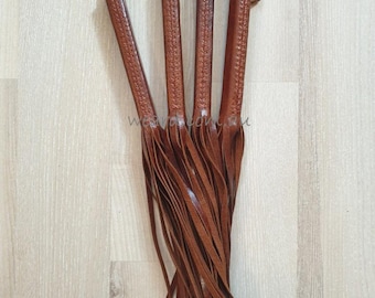 Flogger: Square Handle Short Rustic Look