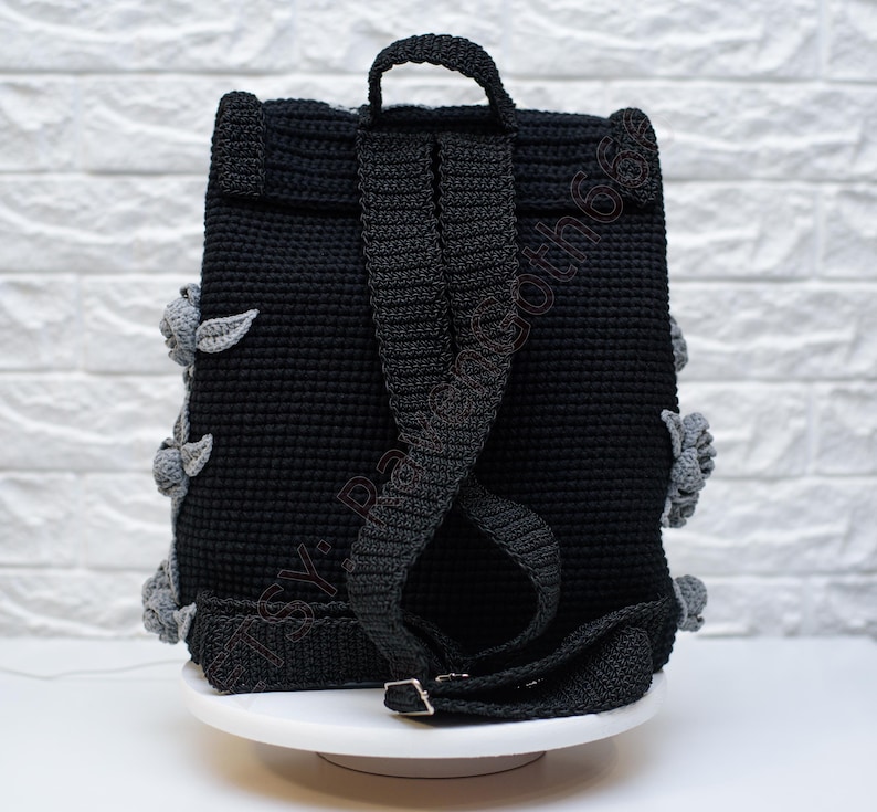 PDF Crochet Pattern Grave Backpack image 11