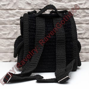 PDF Pattern Gothic Spider Backpack image 7