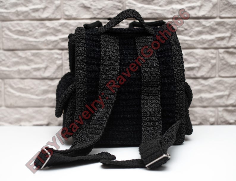 PDF Pattern Gothic Spider Backpack image 7