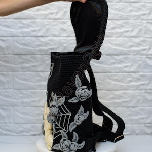 PDF Crochet Pattern Grave Backpack image 6