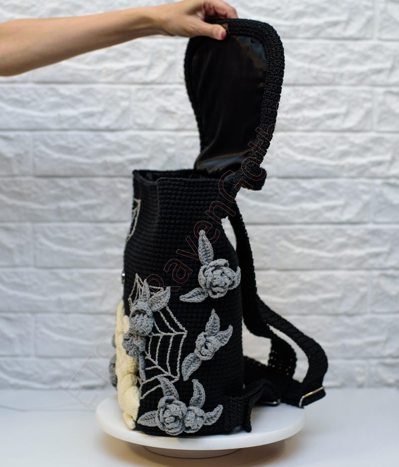 PDF Crochet Pattern Grave Backpack image 6