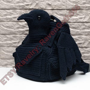 PDF Pattern Gothic Crow Backpack