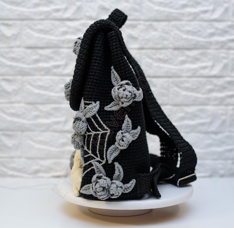 PDF Crochet Pattern Grave Backpack image 4