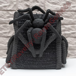 PDF Pattern Gothic Spider Backpack
