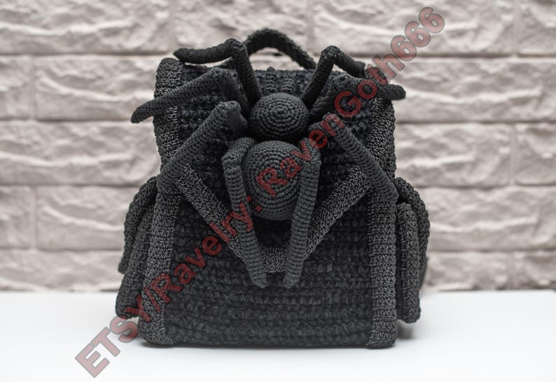 PDF Pattern Gothic Spider Backpack image 1