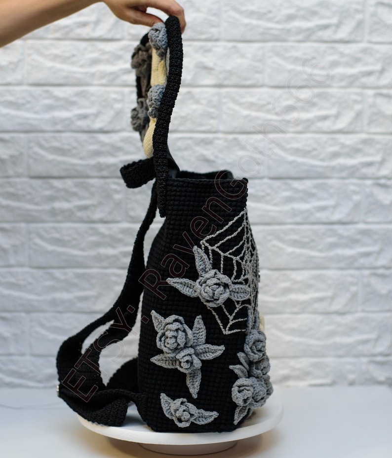 PDF Crochet Pattern Grave Backpack image 7