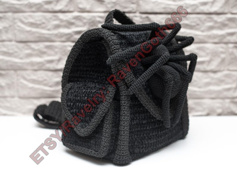 PDF Pattern Gothic Spider Backpack image 5