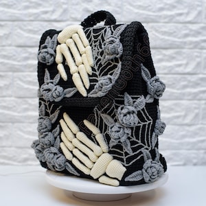 PDF Crochet Pattern Grave Backpack image 2