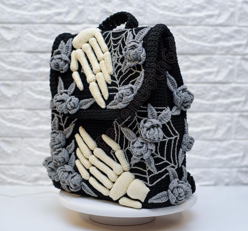 PDF Crochet Pattern Grave Backpack image 2