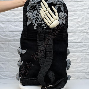 PDF Crochet Pattern Grave Backpack image 10