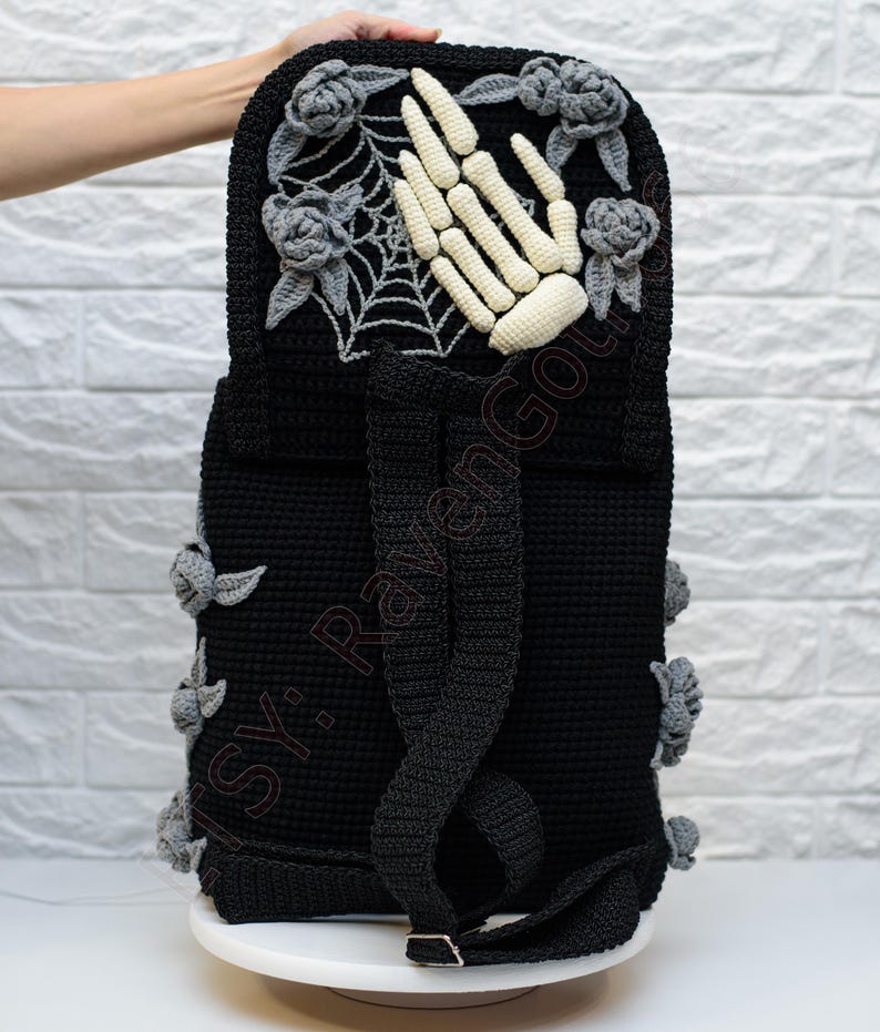 PDF Crochet Pattern Grave Backpack image 10