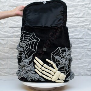 PDF Crochet Pattern Grave Backpack image 9
