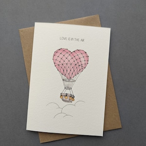 Il y a de l'amour dans l'air | Carte Saint-Valentin