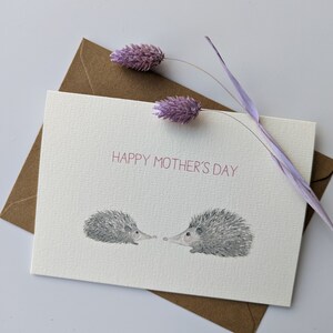 Tarjeta del Día de la Madre / Erizos